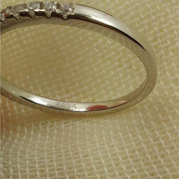 5 Carat Emerald Cut Simulated Diamond Engagement Ring - Picture 12 of 14